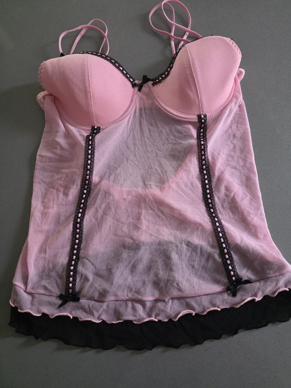 Rampage | Pink & Black Lingerie / Babydoll / Neglige